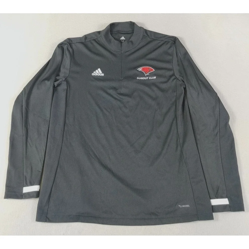 Adidas ClimaCool‎ Shirt Mens Medium Black UIW Cardinals Dugout Club Baseball